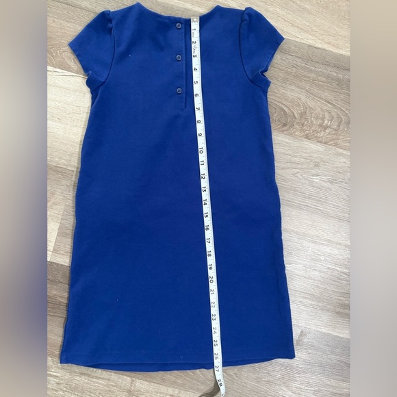 Janie and Jack Blue Sheath Dress Short Sleeve Crew Neck - Picture 7 of 7